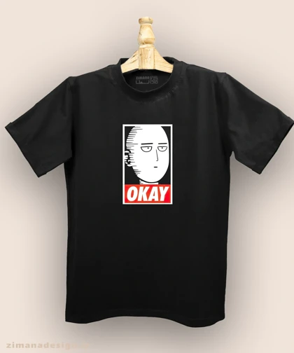 تیشرت مردانه و زنانه طرح وان پانچ من شخصیت سایتاما کد 899