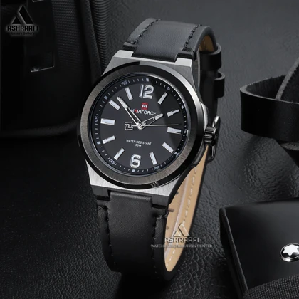 ساعت نیوی فورس بند چرمی Naviforce NF9233KS