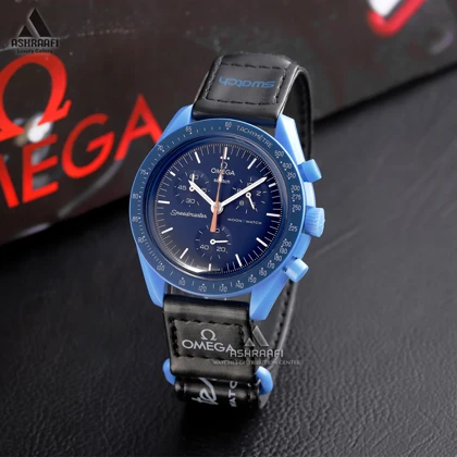 ساعت امگا سواچ آبی Omega x Swatch Speedmaster NEP-M3