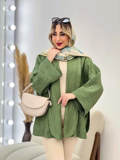 مانتو هلالی بغل چاک