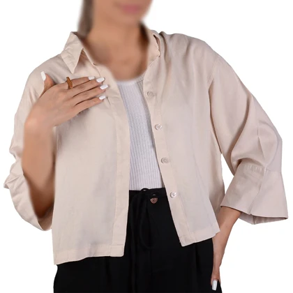 شومیز کراپ باکسی زنانه