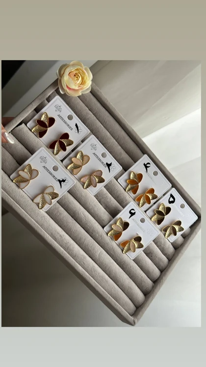 گوشواره میناکاری دفورمه
