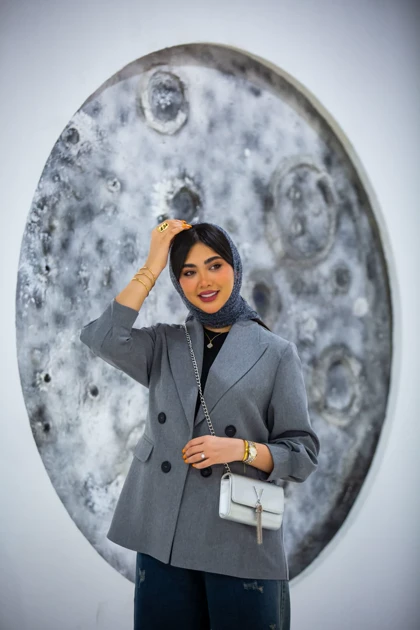 مانتو کت مچ پیلی ملانژ