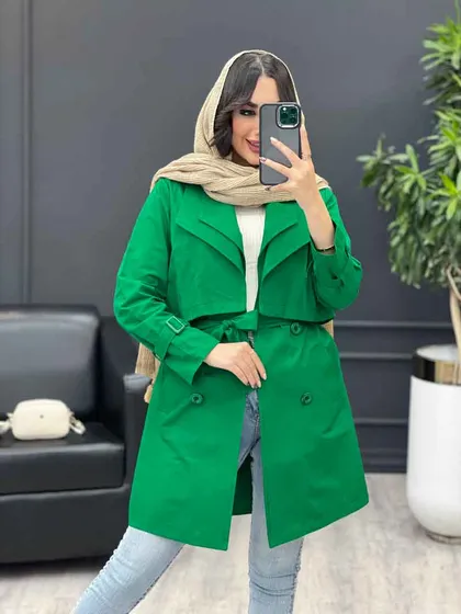بارانی یقه دوبل
