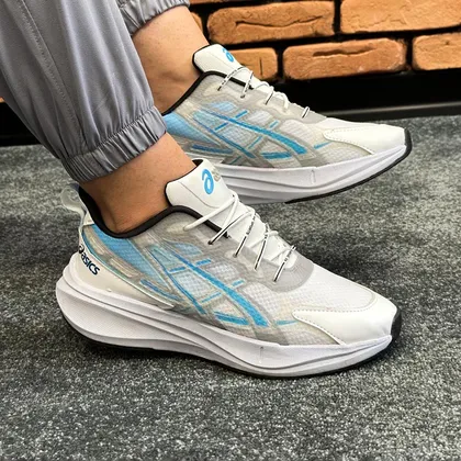 کتانی مردانه مدل اسیکس ASICS رنگ سفید آبی