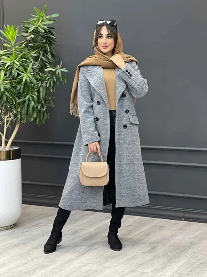 پالتو بلند شش دکمه