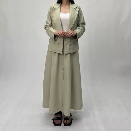 کت دامن زنانه راه راه 002214626409 18