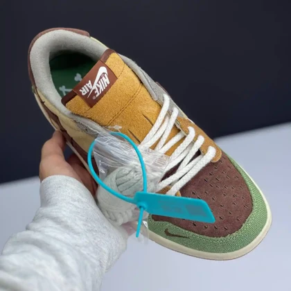 کفش نایک ایر جردن 1 لو وودو قهوه‌ای Nike Air Jordan 1 Low Voodoo Brown