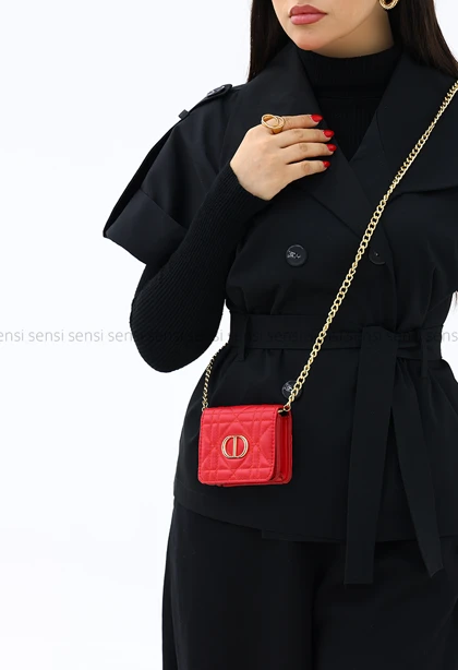 وست زنانه آستر دار کتان کج راه کد1006842