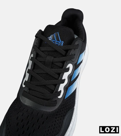 کفش رانینگ آدیداس گلکسی 7 مشکی آبی مدل 9151 کتانی Adidas Galaxy 7