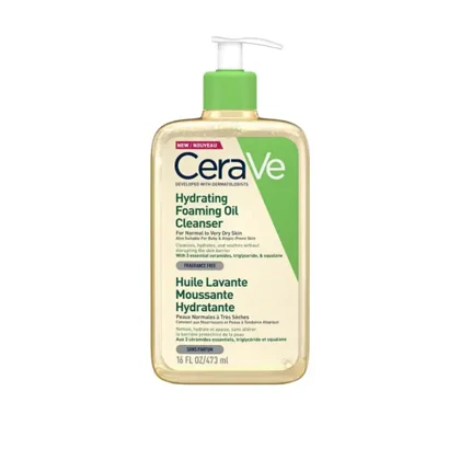ژل شستشوی روغنی آبرسان سراوی 473 میل Hydrating Foaming Oil Cleanser