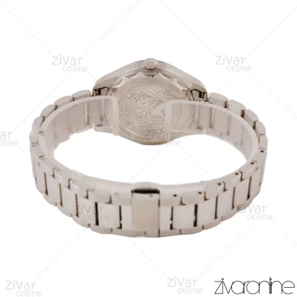 ساعت امگا سیمستر زنانه نقره ای صفحه صورتی 105700