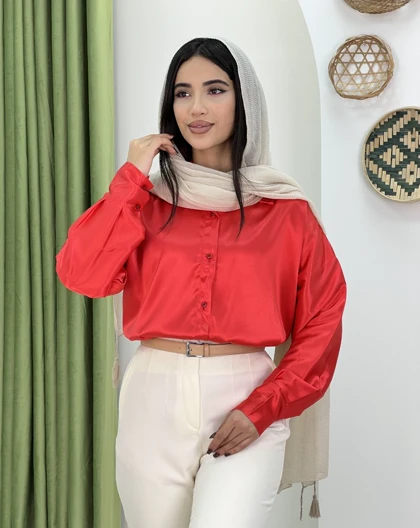 شومیز ساتن آتوسا(73)کد:4654
