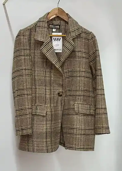 کت چهارخونه کد 9007