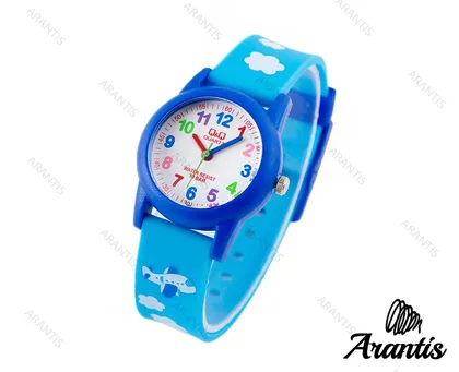 ساعت بچگانه کیو اند کیو آبی مدل B-5803