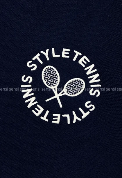 بافت یقه گرد گلدوزی تنیس کد1004903