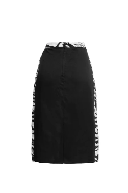 دامن ساتن - 9740