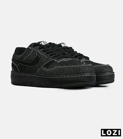 کفش کتانی مردانه و زنانه مشکی نایک NIKE AIR FORCE مدل 7743