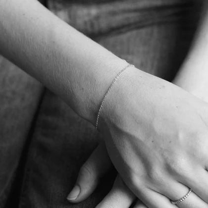 دستبند نقره زن کد 0316