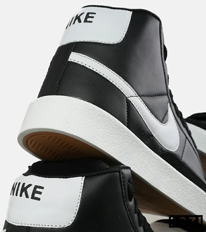 کفش کتانی ساق‌دار مردانه و زنانه مشکی سفید Nike Blazer Low 77 مدل 7465