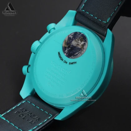 ساعت مچی امگا سواچ دست دوم Omega x Swatch Speedmaster Earth-ST
