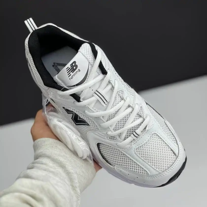 نیو بالانس 530 سفید مشکی New Balance 530 White Black