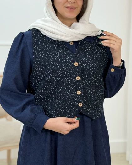 ست پیراهن و وست گلی کد محصول 1520