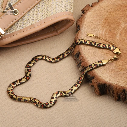 گردنبند زنانه Leopard Snake Necklace G01