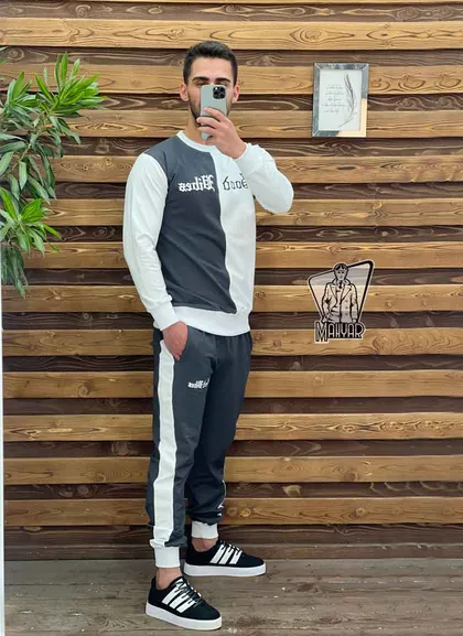 ست دورس و شلوار دورنگ