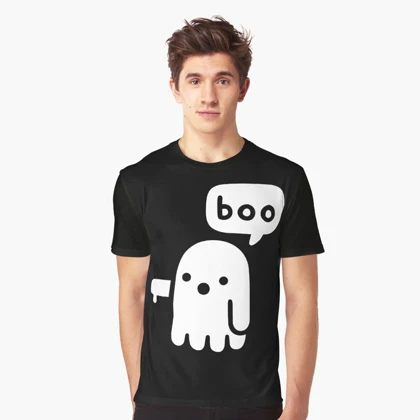 تیشرت با طرح Ghost Of Disapproval کد 10036