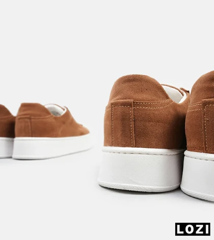 کفش کتانی کژوال مردانه قهوه ای ZARA
