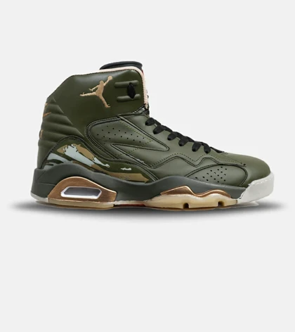 کفش کتانی ساق‌دار مردانه سبز Nike air jordan 6