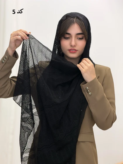 6568-شال وارداتی حریر هلما