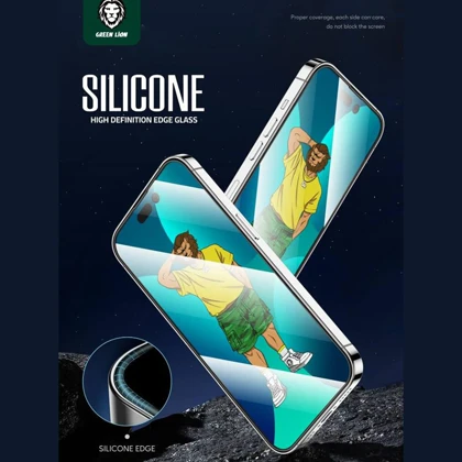 گلس شفاف آیفون 14 پرو گرین لاین Green Lion GN3DSHD14P