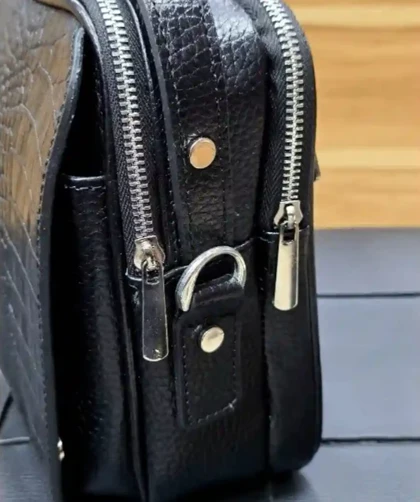 کیف رودوشی تمام چرم گاوی مدل f1