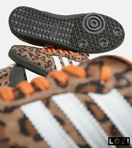 کفش کتانی زنانه پلنگی ADIDAS Samba مدل 7299