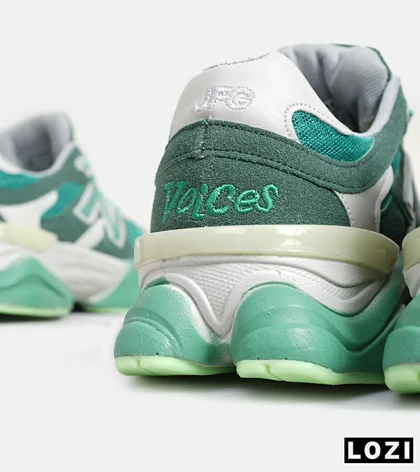 کفش کتانی مردانه سبز سفید NEW BALANCE 9060 مدل 5698