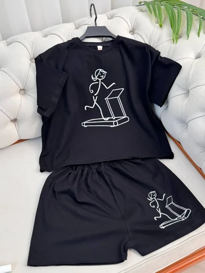 کراپ شورتک پنبه 3119