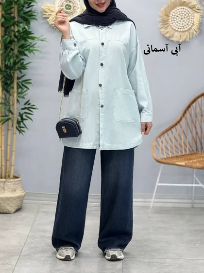 3379-مانتو کتان مرداس