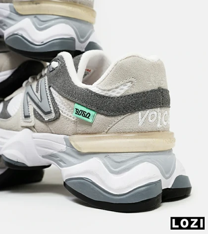 کفش کتانی مردانه و زنانه سفید طوسی NEW BALANCE 9060 مدل 5393