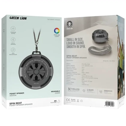 اسپیکر بلوتوثی گرین لاین Green Lion مدل GL-SP22 با طراحی فیدجت اسپینر