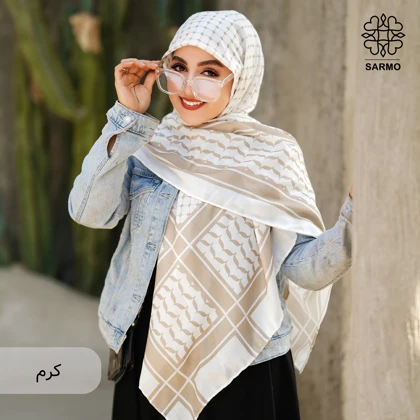 روسری نخ پنبه کوفیا