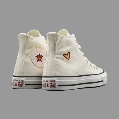 کانورس قلبی وینتیج ساق‌دار Converse Classic Hearts Vintage Hightop