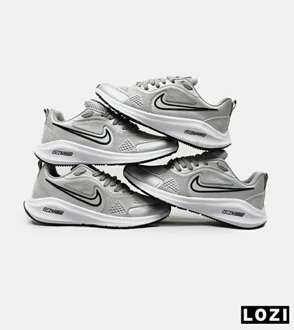 کفش کتانی بزرگ پا طوسی نایک NIKE PEGASUS V10