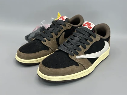 کتانی نایکی جردن1لو تراویس موکا رپلیکا/Nike Air Jordan1 low Travis