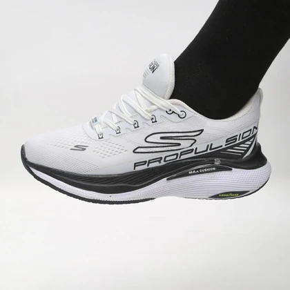 کفش و کتانی مردانه مدل اسکیچرز پرو SKECHERS PROPULSION رنگ سفید مشکی کد 48345