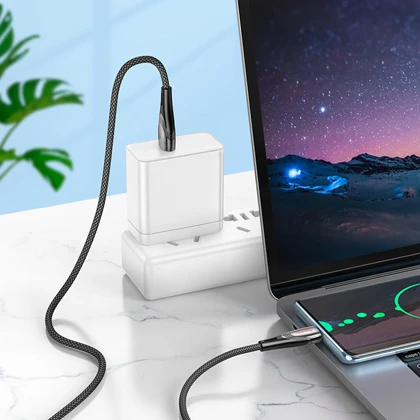 کابل تایپ سی هوکو HOCO مدل U133 جریان 3 آمپر 1.2 متر