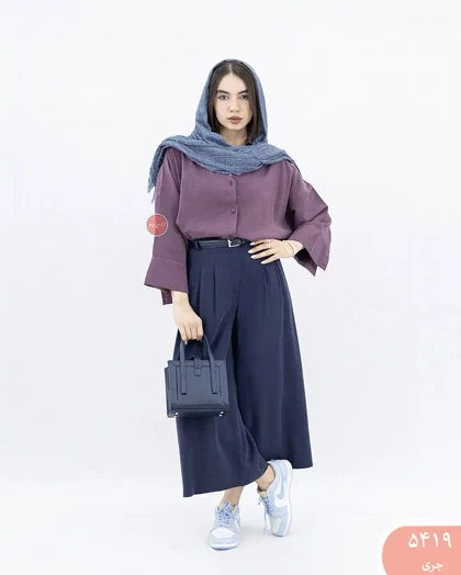 شومیز سیلک لاله 5419