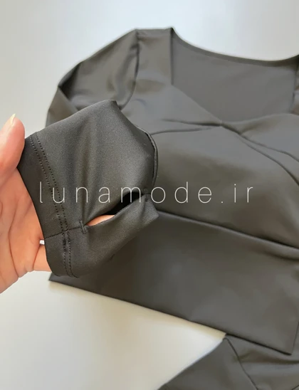 کراپ آستین بلند زنانه فلامنت