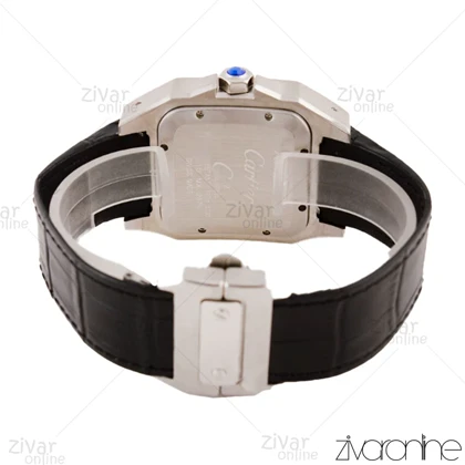 ساعت کارتیر مردانه مدل سانتوس بند چرمی 105595